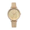 RELÓGIO MOD K0078L CX OURO ROSA, MOSTR. MARROM, PULS. MARROM