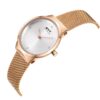 RELÓGIO MOD B2289L CX E PULSEIRA. OURO ROSA, MOSTR. BRANCO - Image 4
