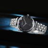 RELÓGIO MOD S8288L CX PRATA, MOSTRADOR PRETO, PULSEIRA PRATA - Image 3