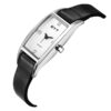 RELÓGIO MOD 3921L CX PRATA, MOSTRADOR BRANCO, PULSEIRA PRETA - Image 4