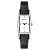 RELÓGIO MOD 3921L CX PRATA, MOSTRADOR BRANCO, PULSEIRA PRETA